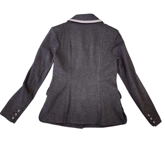 CABI Grey Blazer Suit Coat - Stylish Ladies Small Jacket two-tone trendy modern - Picture 4 of 15